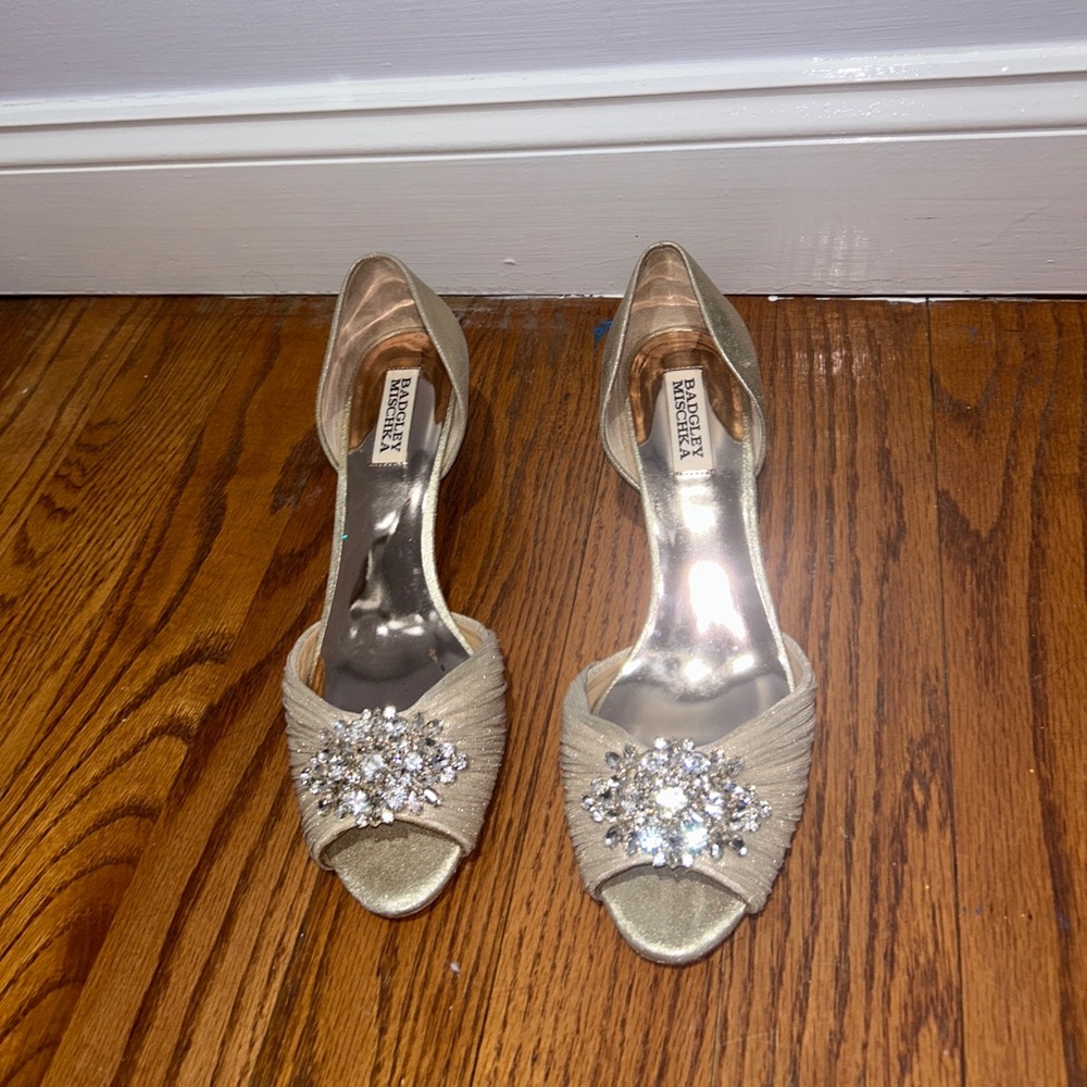 kitten heels from badgley mischka